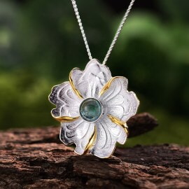 Handmade-design-Natural-Stone-snowflake-pendant (8)